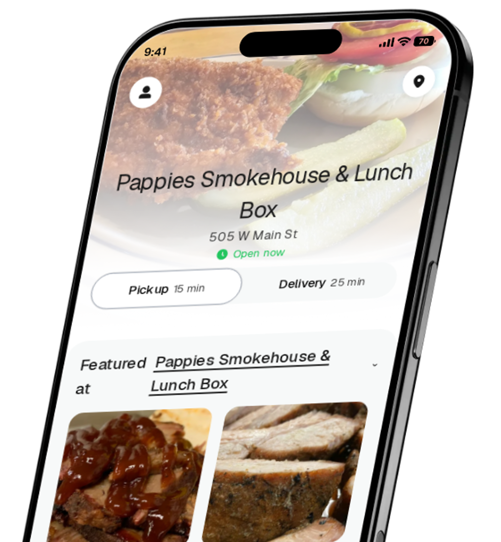 Pappies Smokehouse & Lunch Box app preview